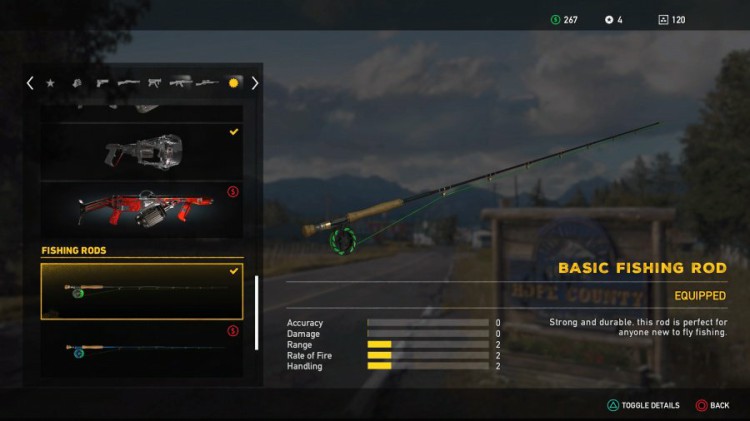 Far Cry 5 Guide: Far Cry 5 Weapons List - All Unlockable Basic Fishing Rod